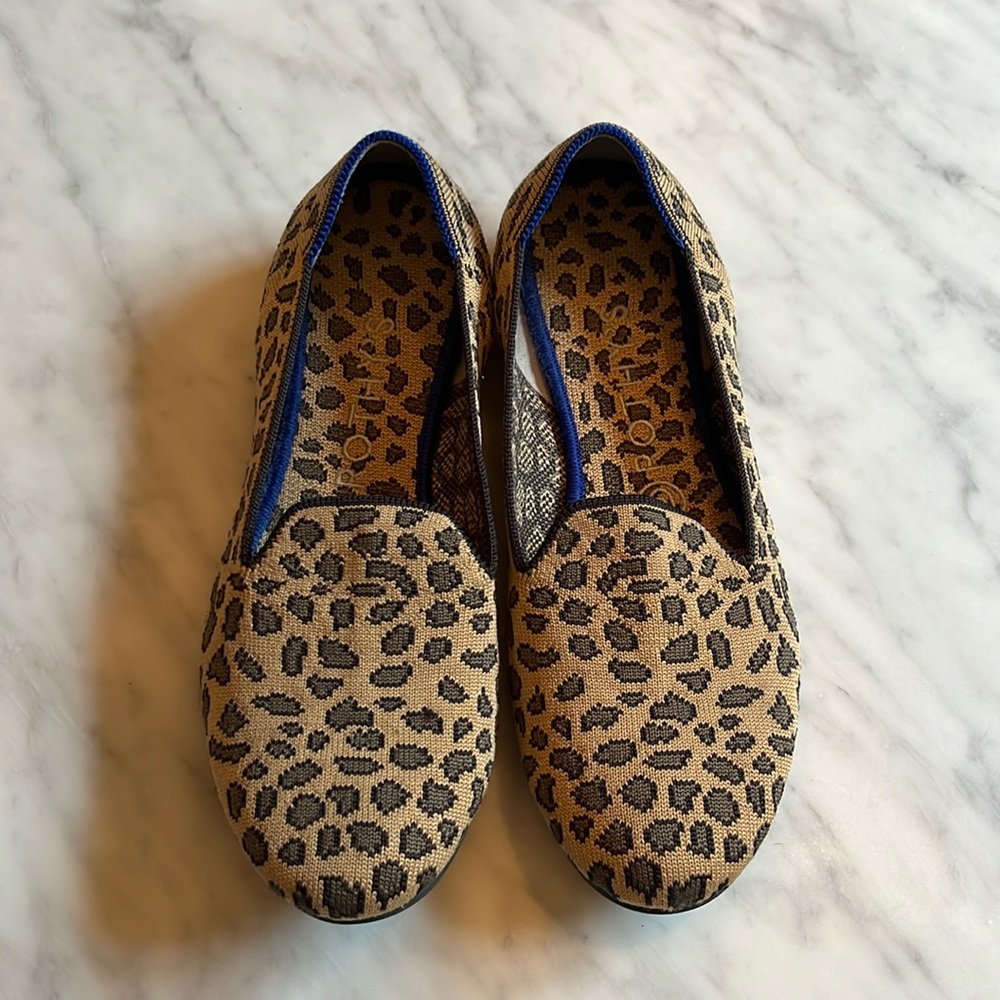 Rothy’s leopard loafers, Size 8